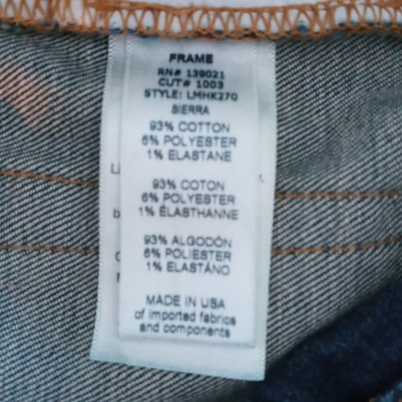 FRAME L'Homme Skinny-Fit  Jeans  Size 32 - Picture 9 of 9